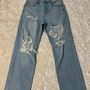 Aeropostale Light Blue Baggy Jeans